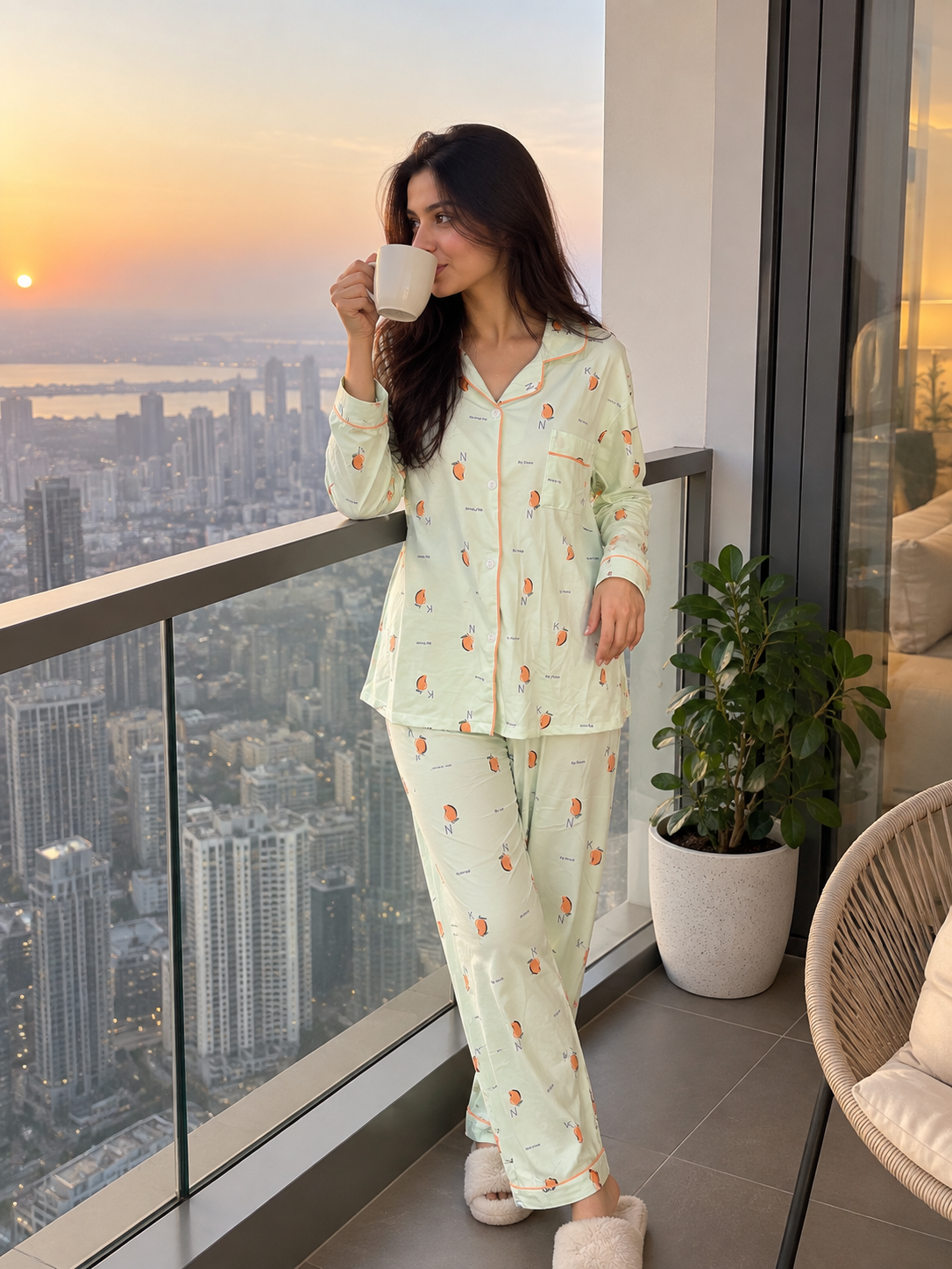 Printed Pajama Set - Image 2